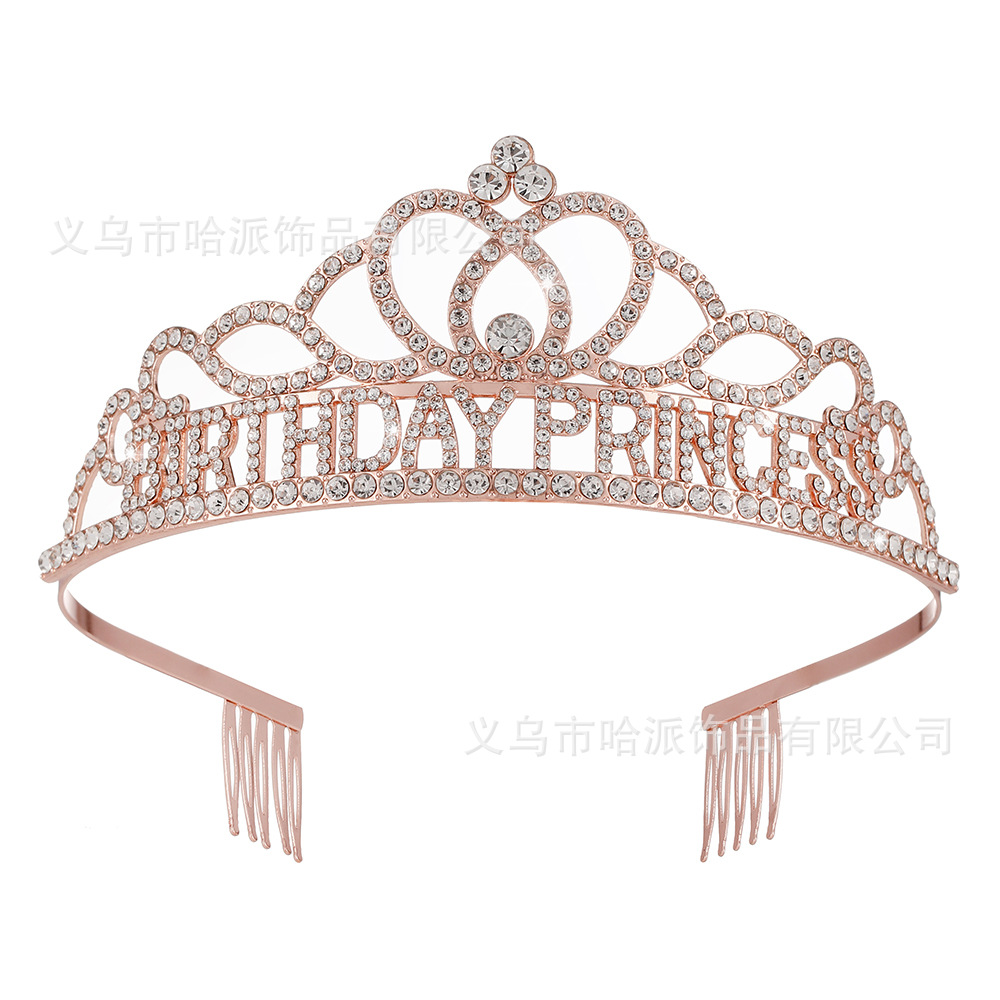 Nuevo en stock Estación Internacional cumpleaños princesa cumpleaños corona correa de hombro cinturón ceremonial
