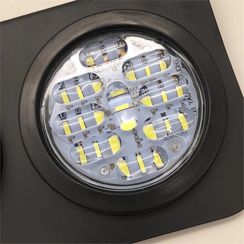 LED a prueba de agua 24V conjunto de tamaño medio remolque luz trasera triple tres círculos automóvil camión camión montaje de luz trasera