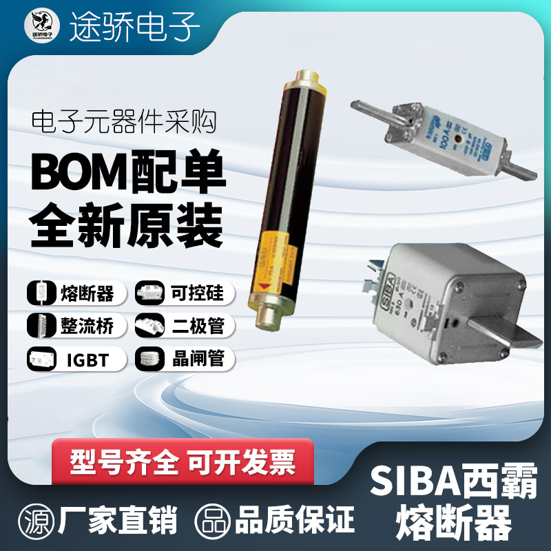 2021108.100A/125A/160A/200A/224A/250A SIBA西霸熔断器拍前询价