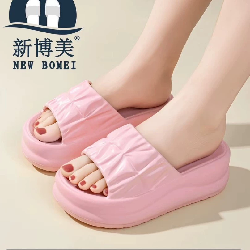 Новая EVA толстая подошва на высоком каблуке фекалий женский фекалий мода дома на мягкой подошве буксир Wuchuan оптом летом