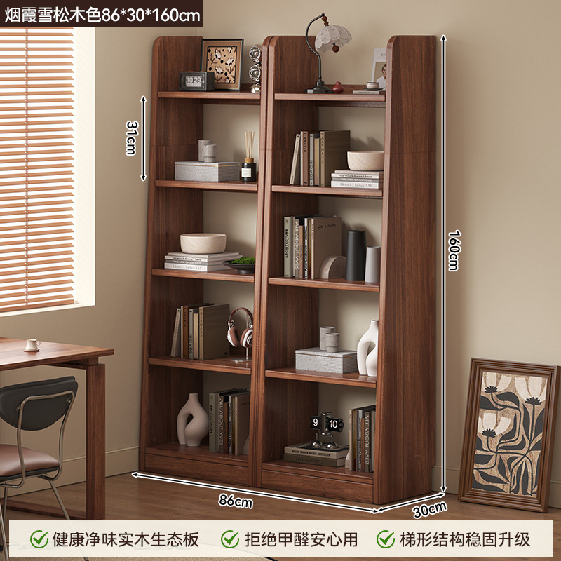 Estante de piso de viento medieval trapezoidal mostrador armario de sala de estar doméstico armario estrecho armario de almacenamiento integrado armario de almacenamiento de pared