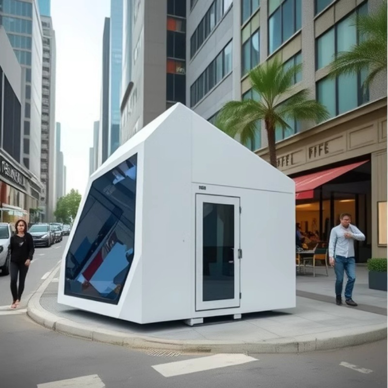 Lubanzhu Scenic Spot tarjeta explosiva alojamiento residencial aislamiento de metal ciencia ficción cápsula espacial al aire libre alojamiento residencial cabaña