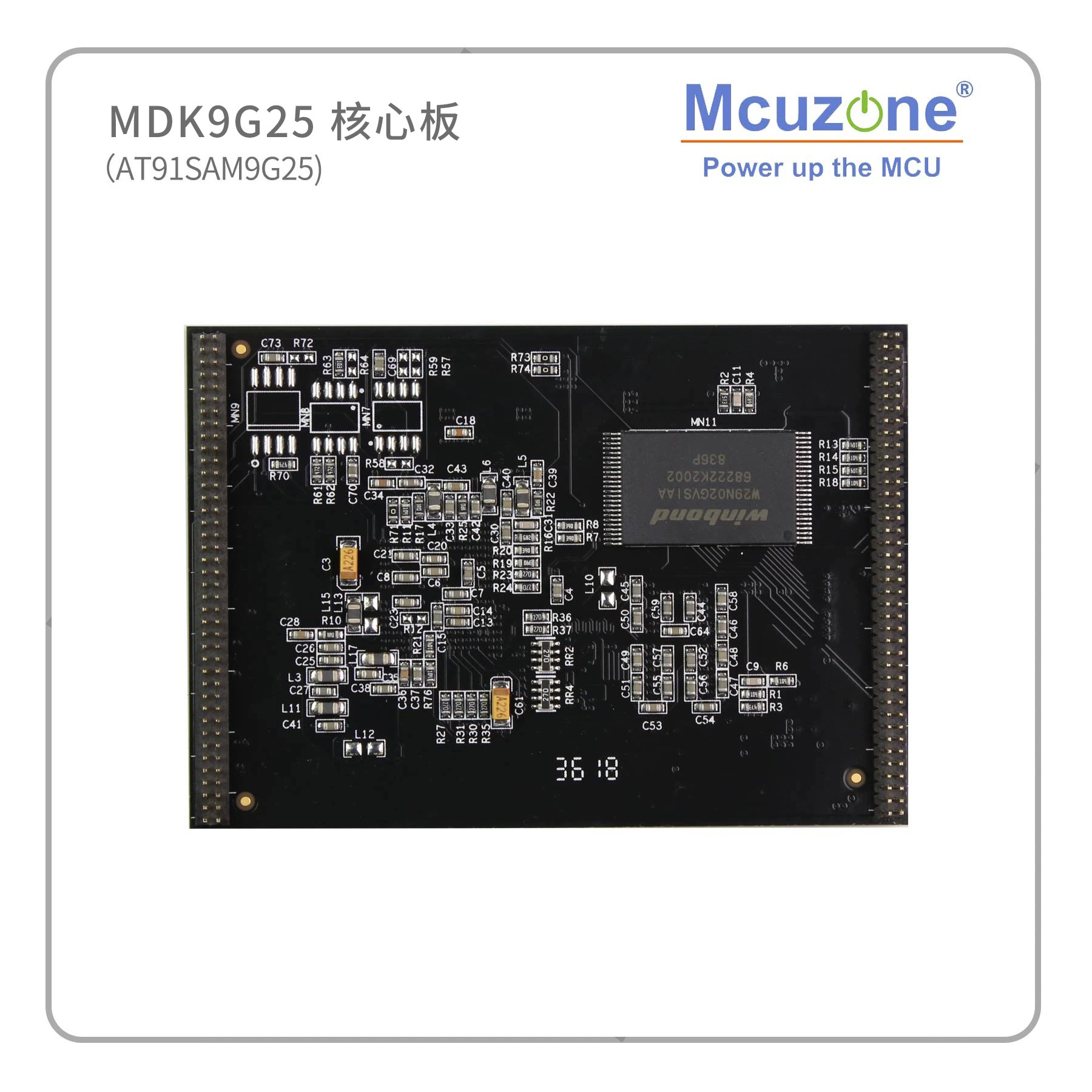 Ядро плата MDK9G25, AT91SAM9G25, высокоскоростной USB, 6 последовательных портов SAM9G25 камера