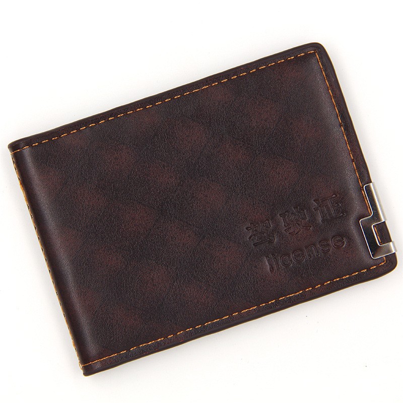 Licencia de conducir de vehículos de motor de moda para hombres y mujeres certificado tarjeta titular tarjeta caso de cuero de conducción de gran capacidad en stock al por mayor