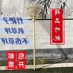 竹耙子 戶外摟草坪 落葉農村老式園藝工具大耙子小竹掃