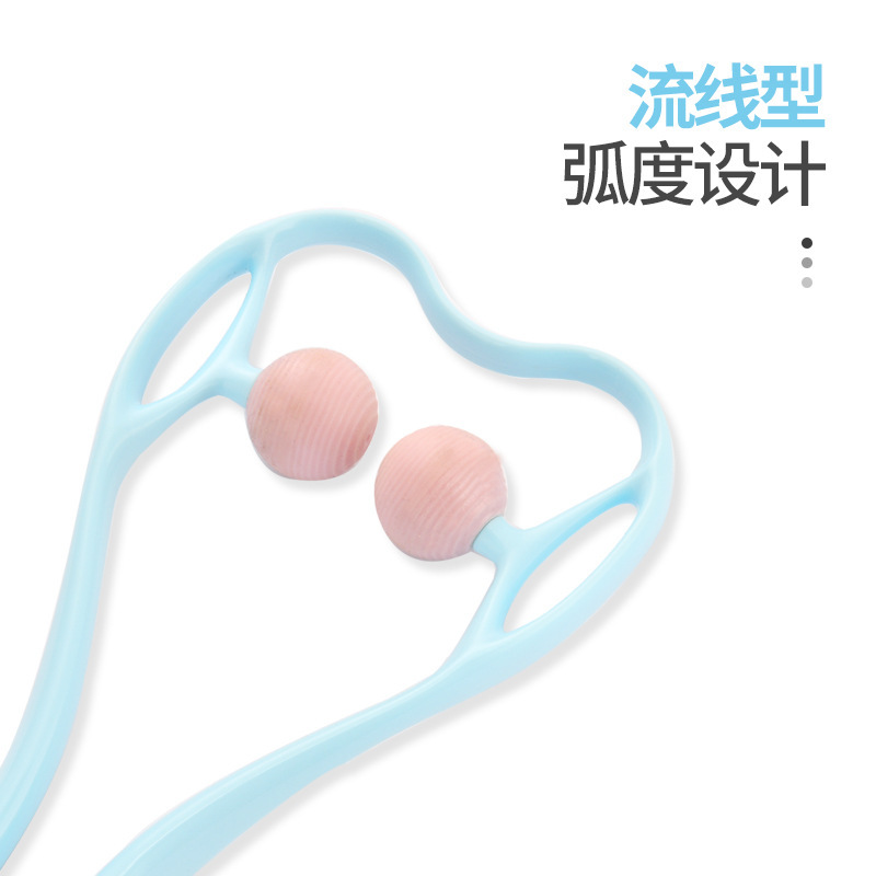 Clip de masaje de columna cervical, rodillo de hombro y pierna, masajeador de relajación muscular, clip de relajación de columna cervical, acorral de hombro y columna vertebral