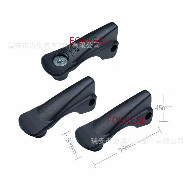 Черная ручка быстрого складывания, одинарная