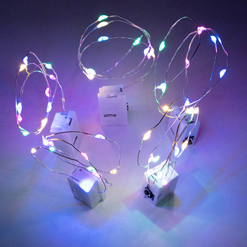 1米led铜线卧室灯串装饰小夜灯花束礼品盒多档位灯带家用氛围彩灯