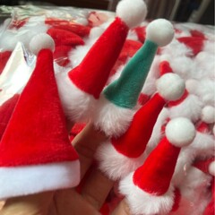 ミニスカーフ 小さな帽子 ミニクリスマス帽子 スカーフ おもちゃアクセサリー 小さなボトル帽子