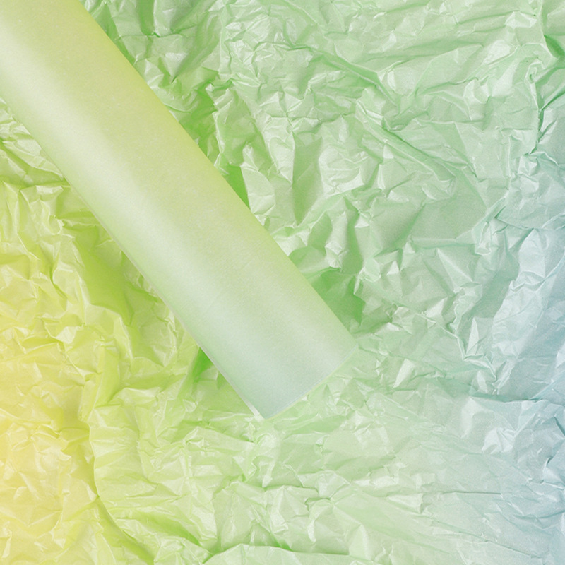 Papel de embalaje de flores de Sydney graduado, papel de embalaje de flores de mano, revestimiento de papel de arrugas de regalo de ensueño, materiales de flor