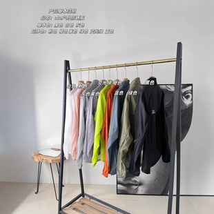 Alo Spring and Summer New Outdoor Sports Sun Protection Clothing for Men and Women, Lightweight Stand-Up Collar Jacket, Couple Style Sun Protection Clothing