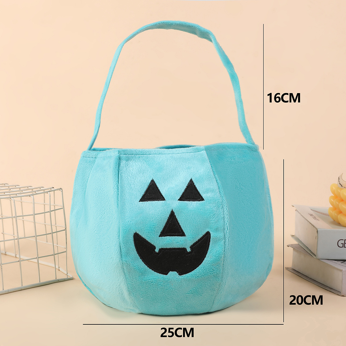 Bolsas de dulces de Halloween, bolsas de dulces, bolsas de calabaza tridimensionales portátiles, regalos para niños, accesorios del festival de fantasmas, bolsas de Halloween transfronterizas