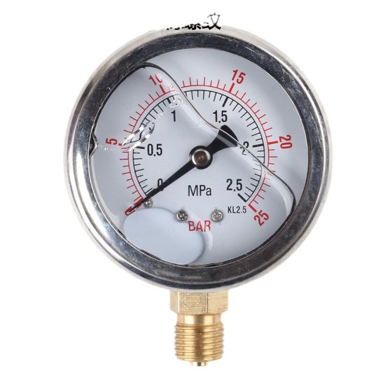 Pressure gauge instrument Y40 50 iron shell air compressor accessories Y60 vertical horizontal axial radial high precision meter