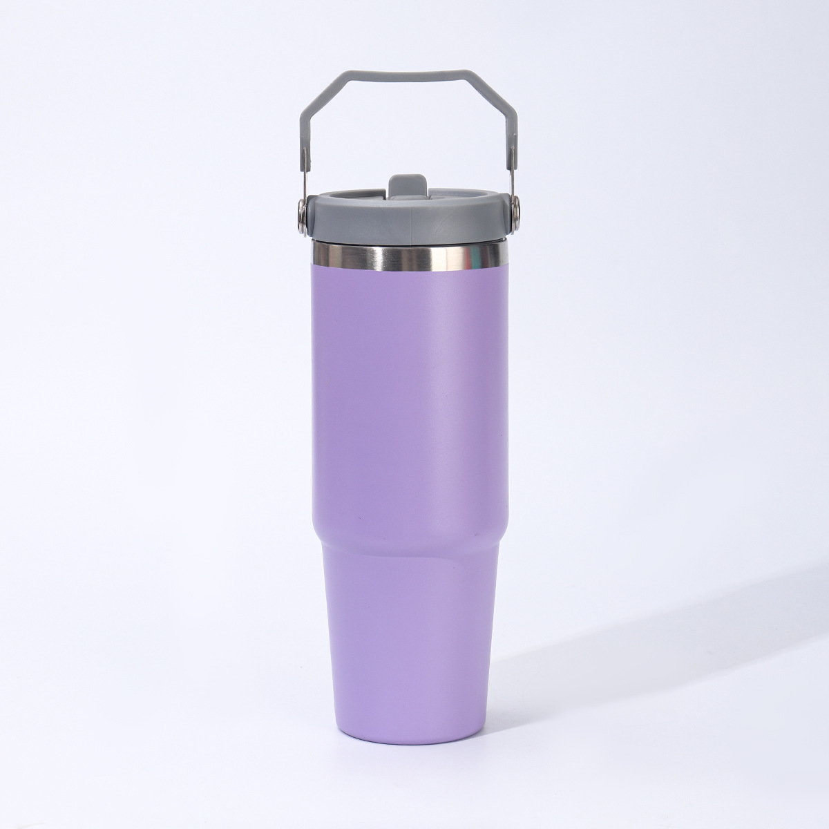 Moda simple de 30oz taza de hielo portátil de gran capacidad 304 taza de acero inoxidable taza de paja de automóvil taza de automóvil