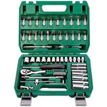 汽车维修组套工具53件套46件小飞多功能维修套装快速棘轮套筒批头