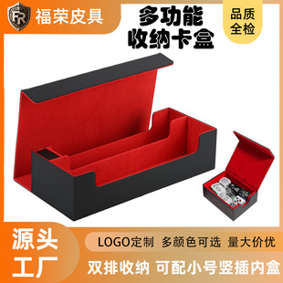 Large-Capacity Storage 600+ Card Storage Box Drawer with Lid Card Pad Yu-Gi-Oh Card Box Ws Card Set Collection Card Game