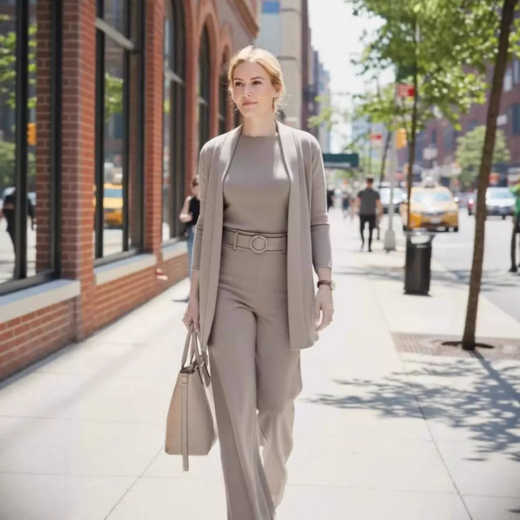 2025独立站欧美跨境新品爆品休闲时尚通勤套装女装上衣外套裤装