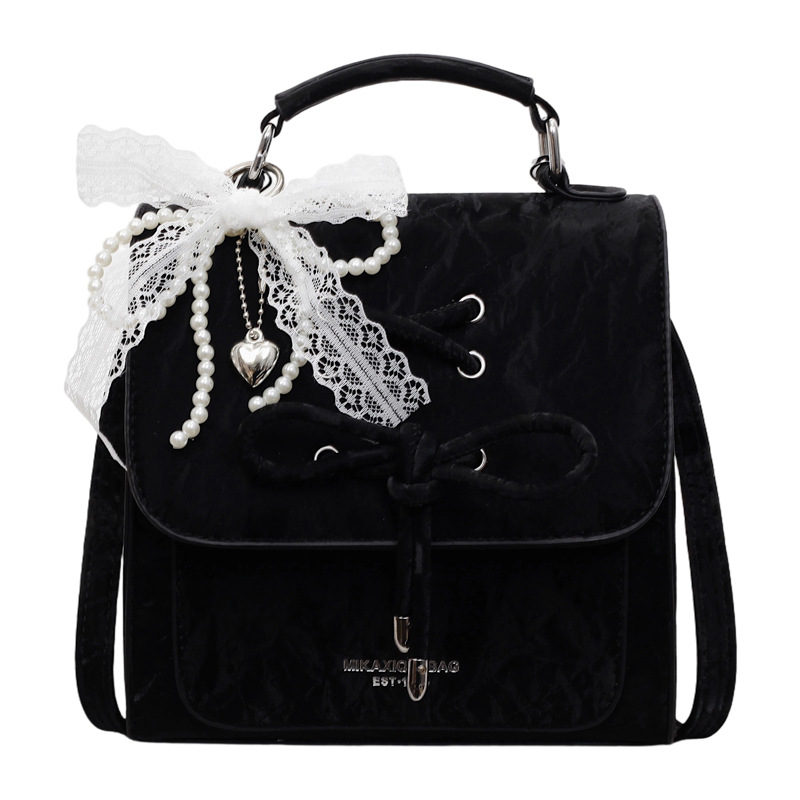 Bolso portátil para mujeres 2026 primavera / verano estilo coreano simple mochila casual nicho sensación cotidiana de moda mochila pequeña image 8