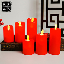 热卖中式led电子蜡烛灯摆件布置创意婚庆道具长明灯佛灯摇摆灯芯