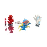 Синий толстый дайвер, подвесной кит, езда на ките, девушка, серфинг, аквариум, аквариум, украшение для ландшафта, украшения, погружной плавающий