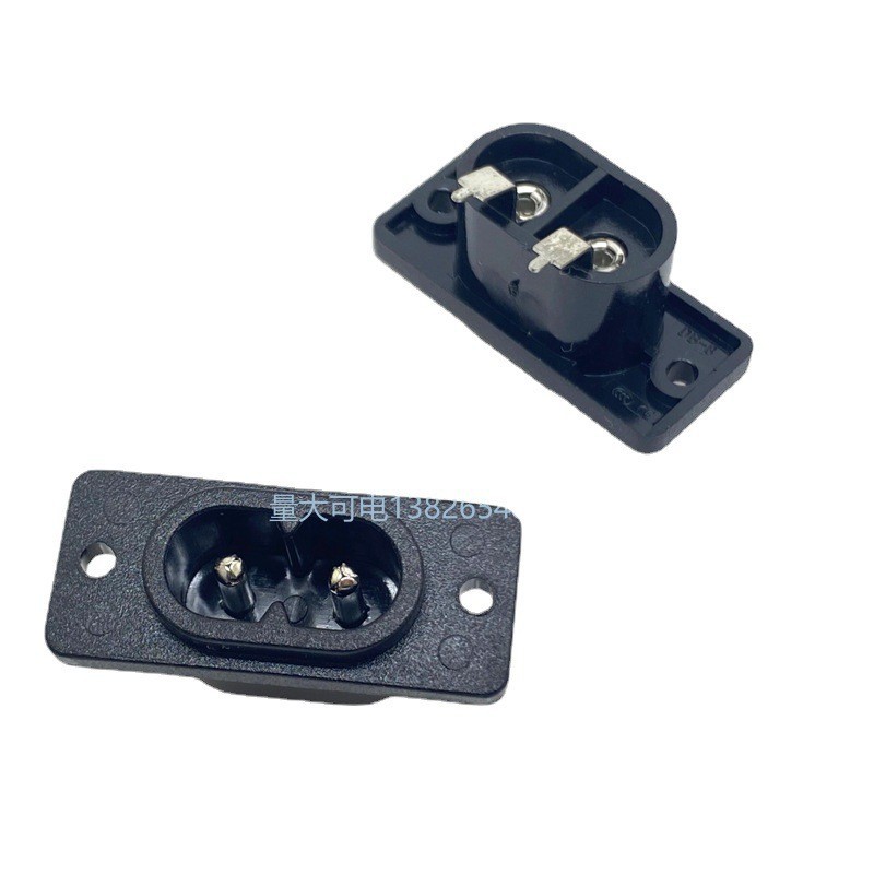 AC电源插座 八字座 8字座梅花插座八字插座 BX-180-D09