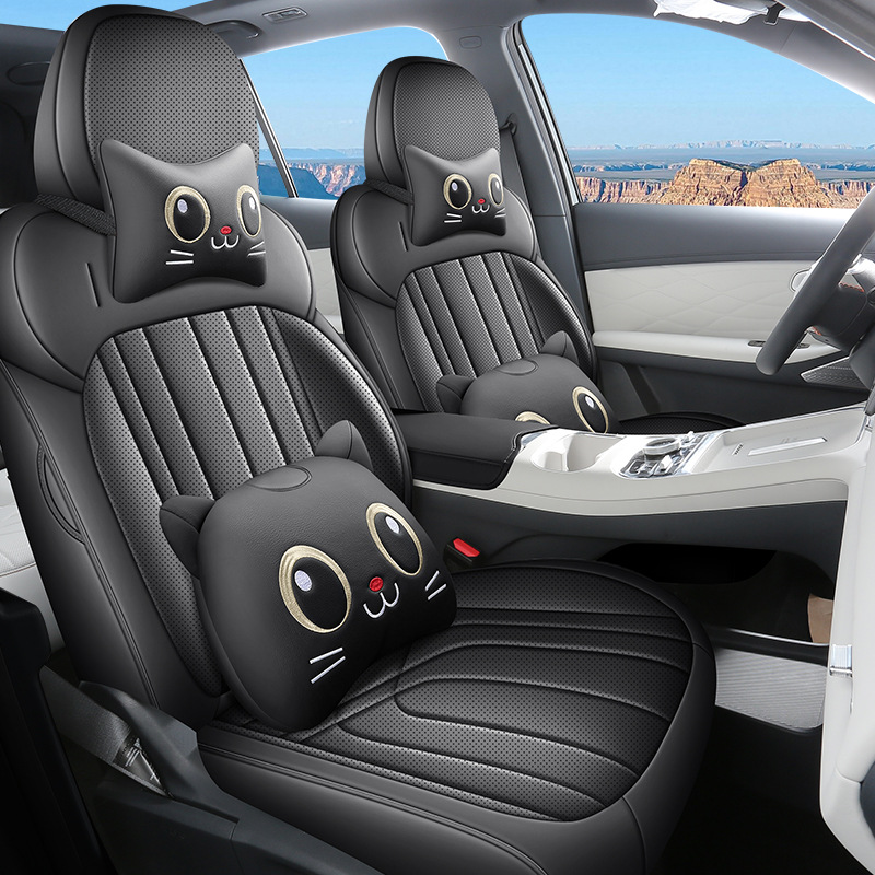 Modelə uyğun (Original) oturacaq örtükləri – Geely Cover for Geely - black-7em-i