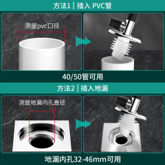 洗濯機排水管 3口 地下排水専用継手 排水・防臭・オーバーフロー 浴室分流器 1/2