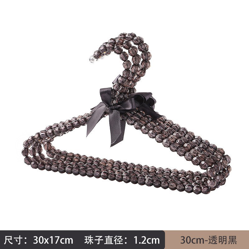 跨境珍珠衣架可爱宠物衣架服装店专用蝴蝶结裤架防滑无痕儿童衣架|undefined