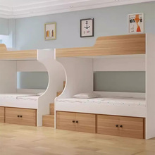 歌雷上床下桌组合床双层学生宿舍员工公寓简约双层床小户型高低床