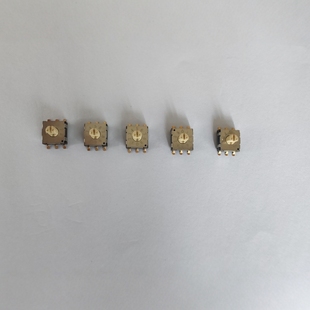 7X7 Rotary Coding Switch Small Mini SH-7070TB Patch SKCR-16S Vertical 4/10/16 Gear 3mm