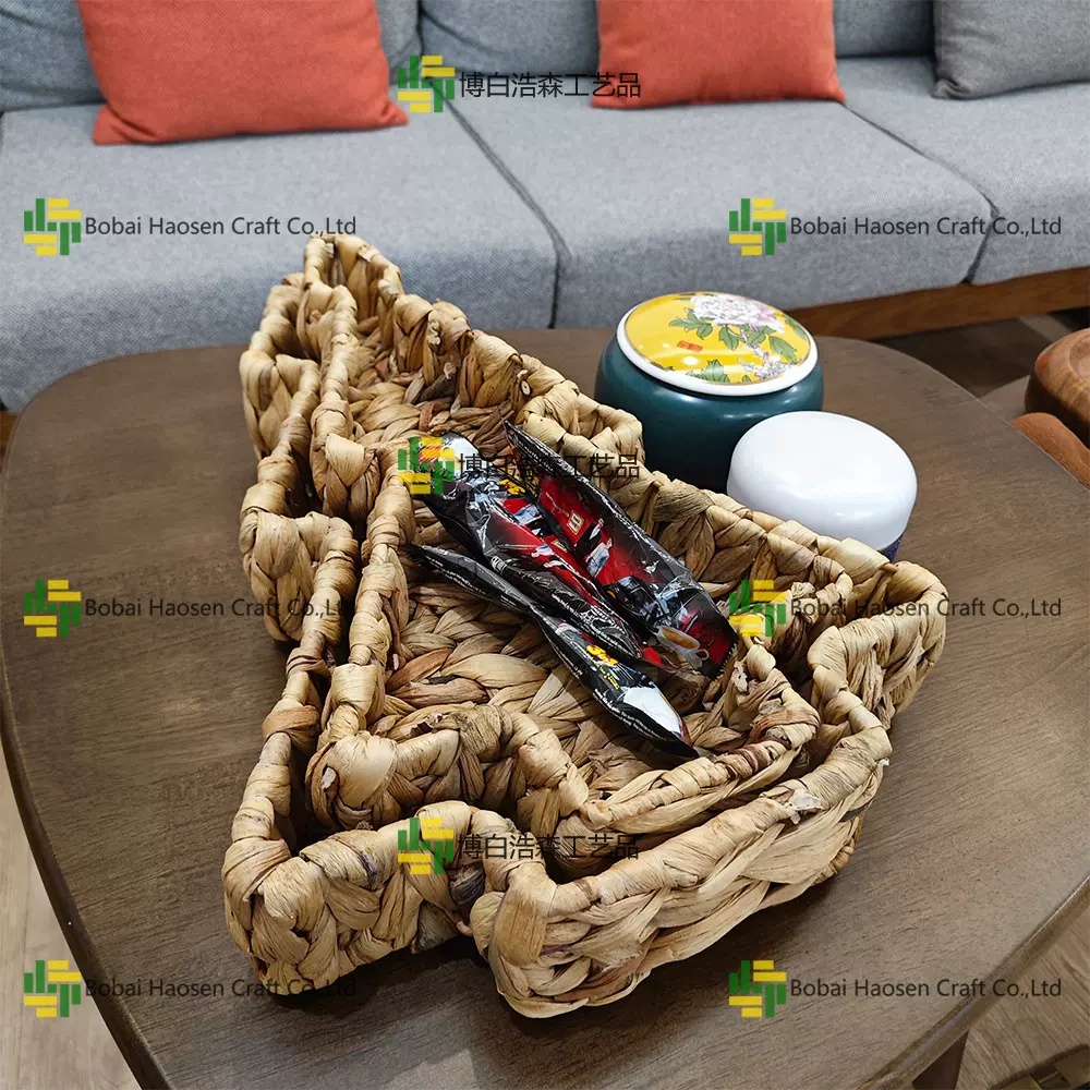 水果盘收纳篮桌面收纳环保水葫芦手工制作美观圣诞树造型