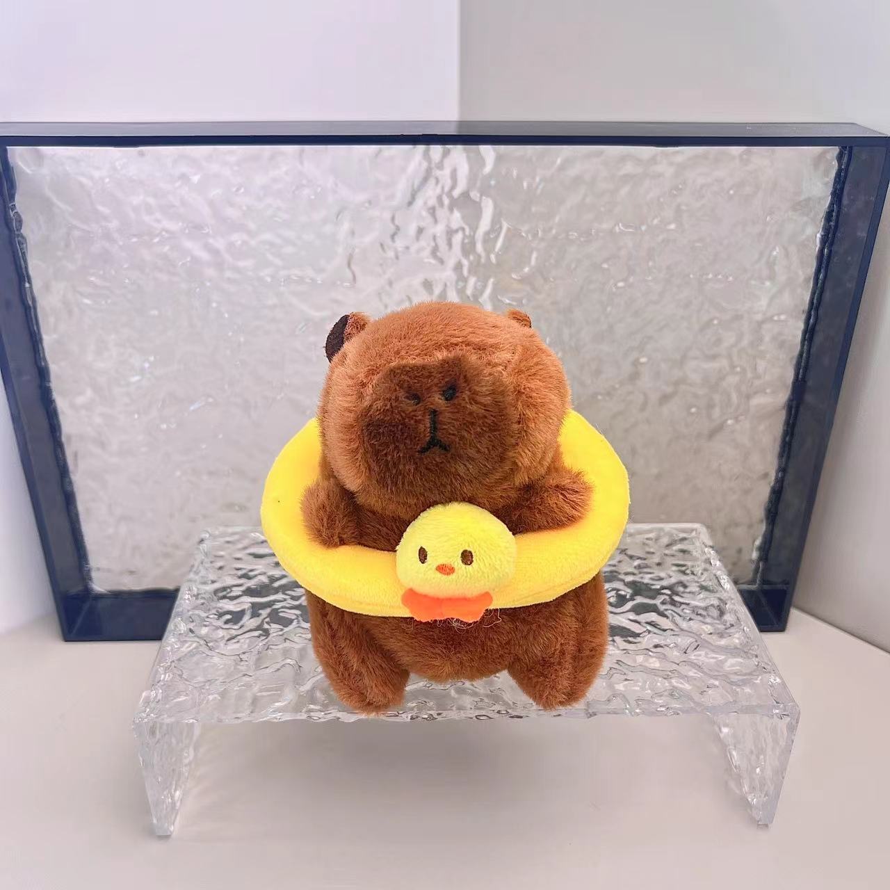 11cm 노란 병아리 수영 반지