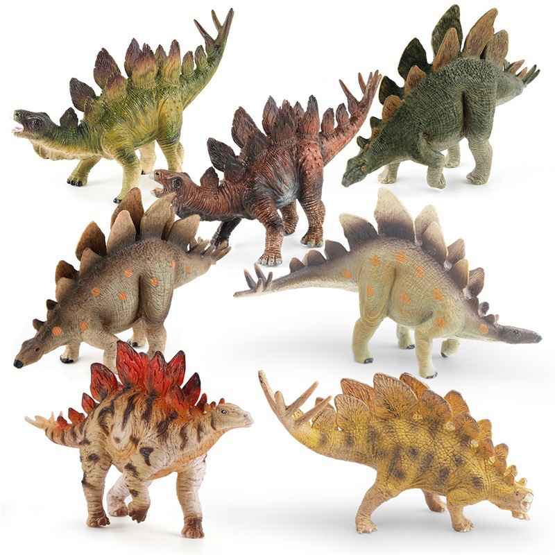 Transfronterizo de la venta caliente de los niños del Jurásico modelo de dinosaurio sólido uñas belleza dragón raza Chalong ciruela dragón dinosaurio adornos