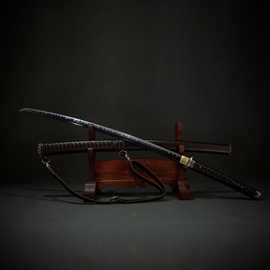 龙泉长刀行尸走肉米琼恩日本刀东洋COS居合刀外贸katana 未开刃