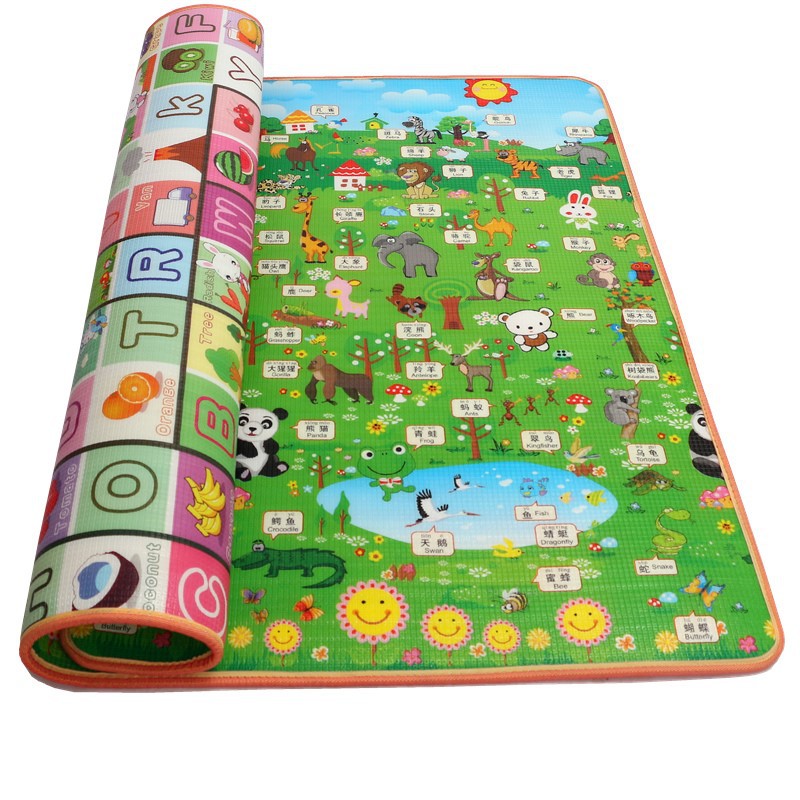Environmentally Friendly Baby Crawling Mat Thickened Crawling Mat Children's Folding Moisture-Proof Foam Floor Mat Baby Children's Game Blanket Home