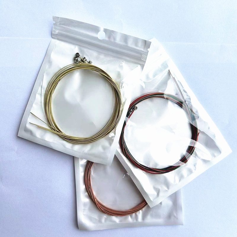 Folk Guitar Strings Wood Guitar Strings Red Copper Strings Guitar Universal Color Strings 1-6 Sets of Strings Wholesale and Retail