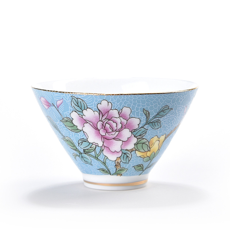 꽃모자컵-하늘색(70ML)