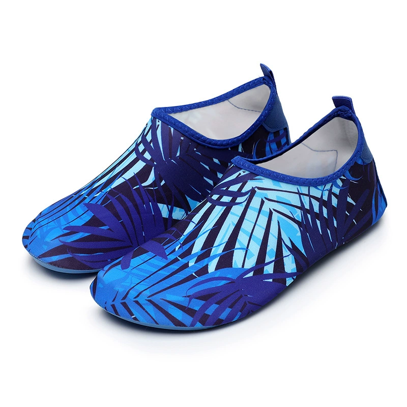 Beach footwear for men and women, non-slip shoes for swimming, legs patch