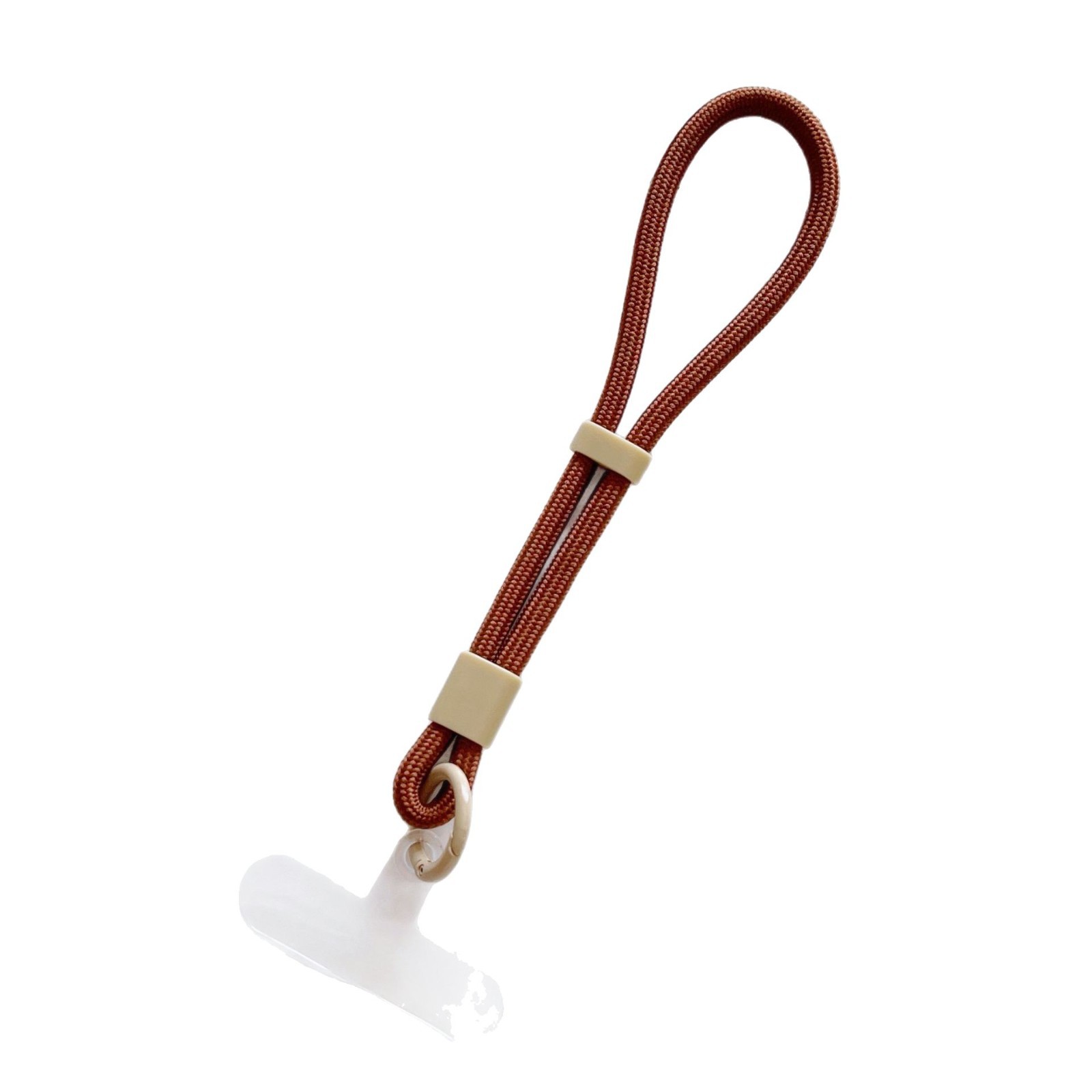 Cordón de teléfono móvil estilo ins, certificado de trabajo, llavero, colgante, clip, ajuste de cuerda corta, accesorios de cremallera, cadena corta de muñeca