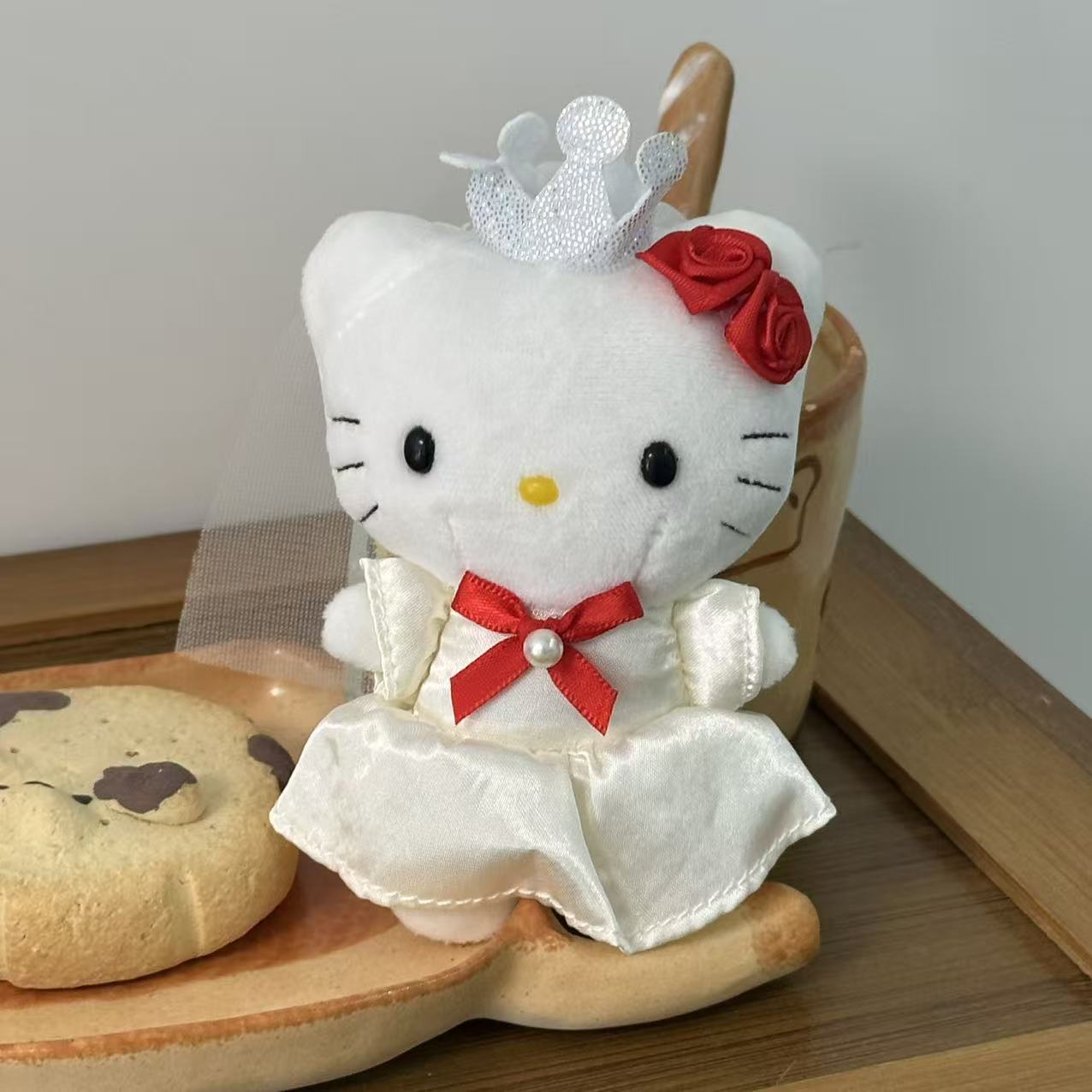Amor hellokitty muñeca colgante llavero colgante bolsas de regalo bolsas de peluche lindo muñeca colgante lindo