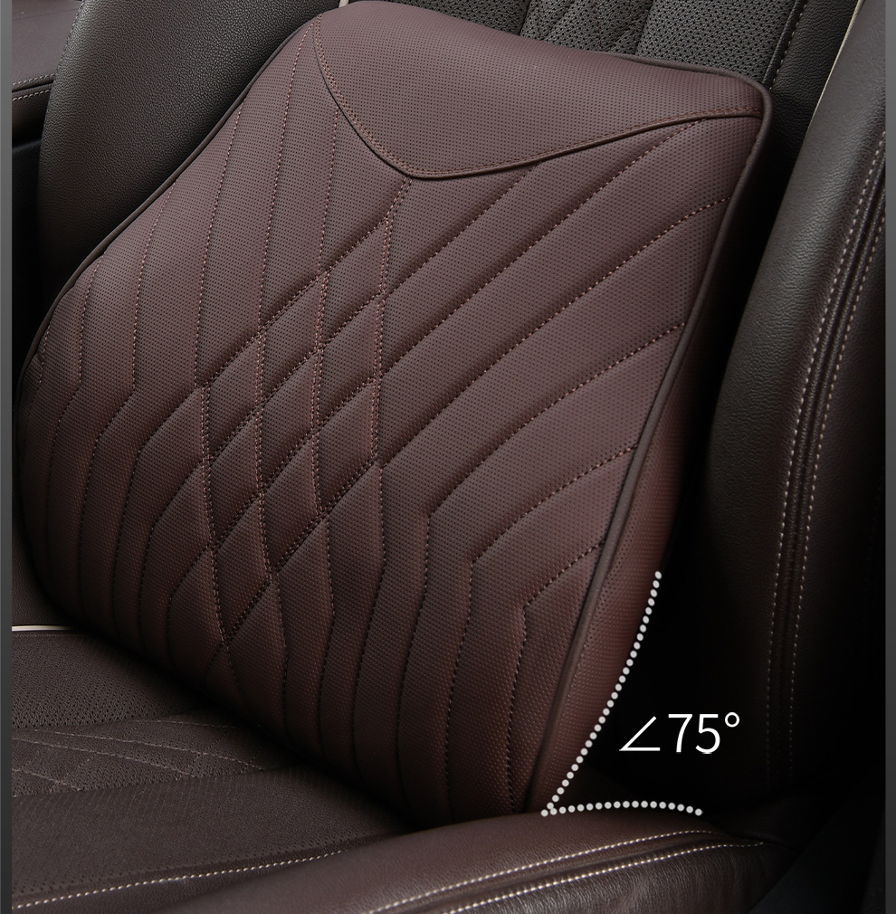 Car Massage Headrest Neck Pillow Lumbar Pillow Car Pillow Lumbar Pillow Cushion Lumbar Cushion Memory Foam Lumbar Pillow