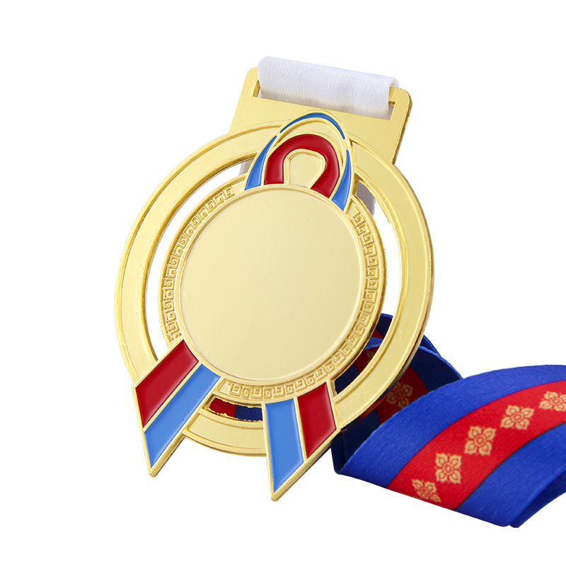 Medalla de metal honor lista juegos escolares maratón carrera fútbol competición de baloncesto medalla de oro personalización creativa