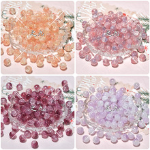 批发新款冰魄琉璃圆珠玻璃散珠子diy手工串珠手链饰品配件材料