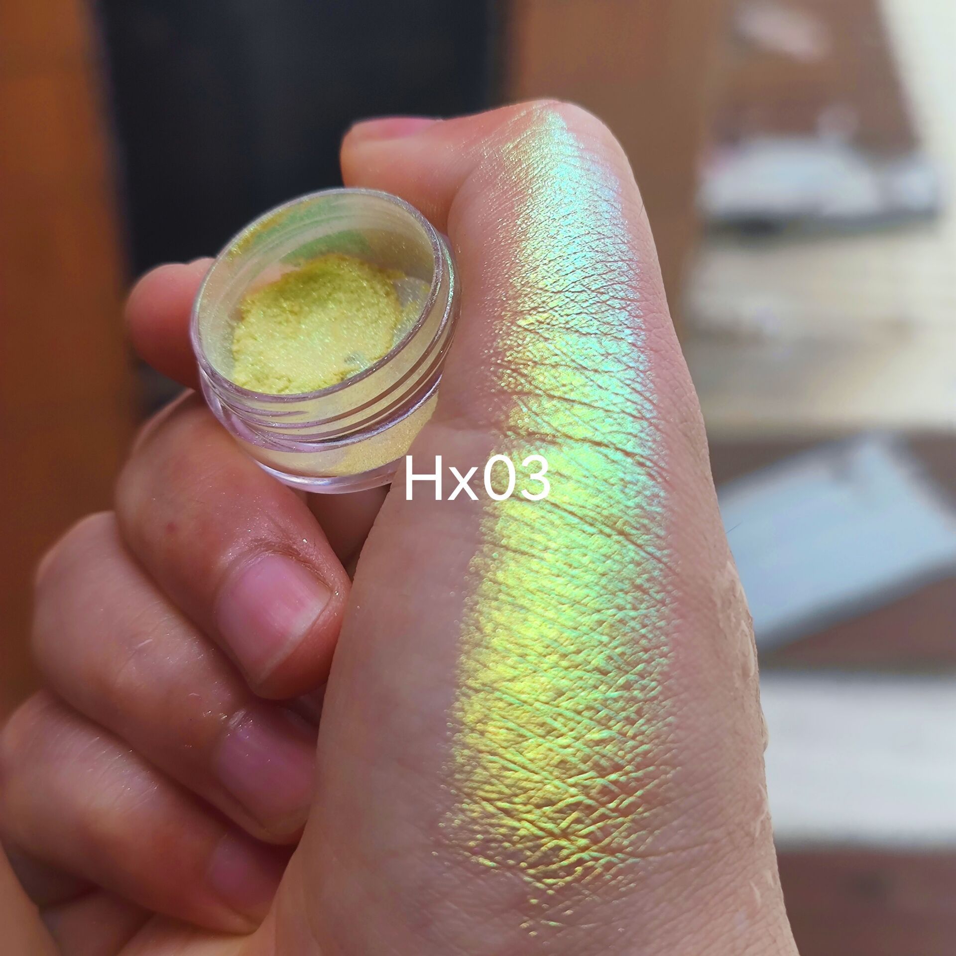 跨境HX Aurora multi pigment 高光幻彩变色龙珠光闪粉0.2g