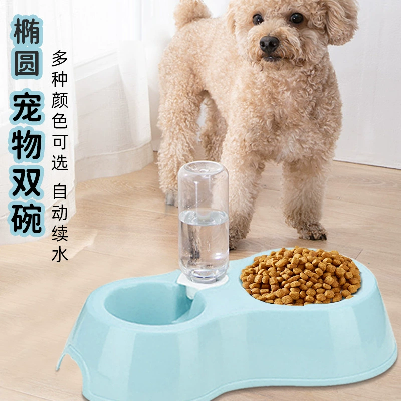 Производители мисок для собак в наличии кошачья миска защита шеи двойная миска автоматическая поилка для собак кошачья питьевая вода Антидетонационная миска для домашних животных