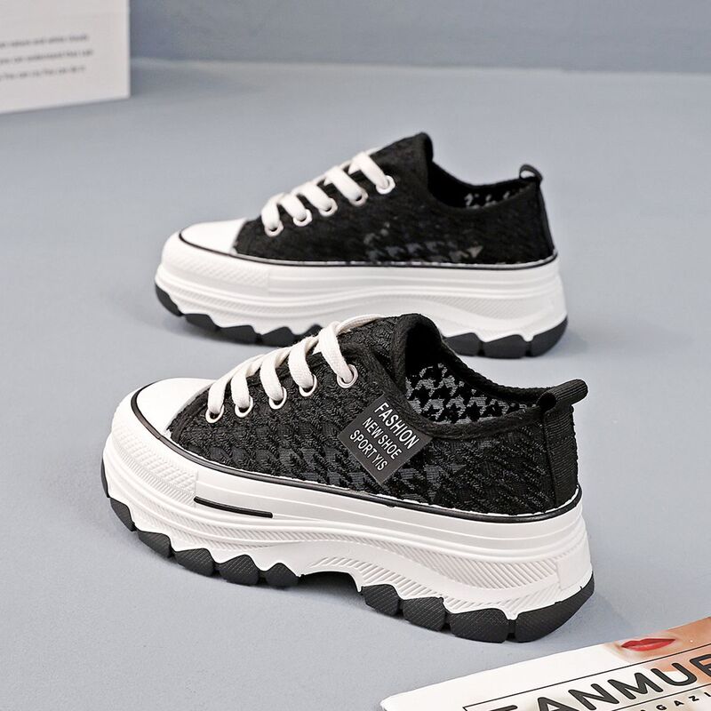 2025 spring new thick-soled increased canvas shoes broken size special small white shoes net red thin casual breathable shoes 2025 spring new thick-soled increased canvas shoes broken size special small white shoes net red thin casual breathable shoes