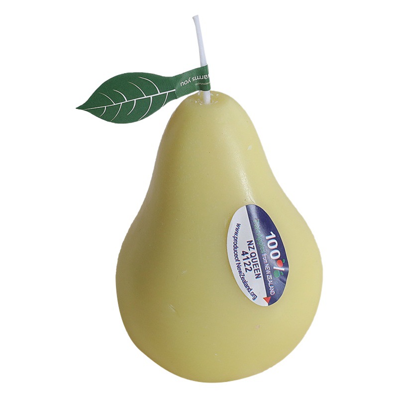 Venta al por mayor estilo ins hecho a mano aromaterapia fruta vela creativa en forma de fruta accesorios de tiro caja de regalo traje de fruta vela