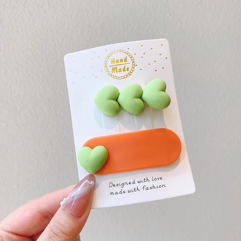 Horquilla de dopamina rosa y2k accesorios de horquilla redonda de mujer sin costuras lindo clip lateral pequeño nuevo clip de flequillo mujer