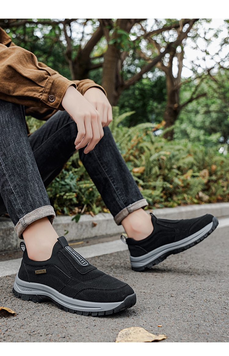 Men's Loafers, Popular Large-size Men's Slip-on Casual Sneakers, Canvas Shoes_vogvips.com