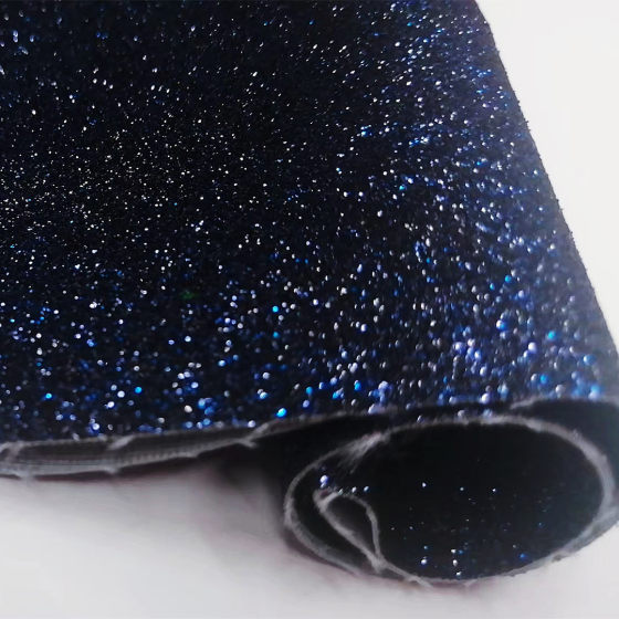 PU Leather Glitter Non-woven Glitter Leather Reflective Fabric Pearlescent Carpet Bag Shoes Mobile Phone Case